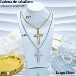Nuevos modelos de cadenas para caballero en acero inoxidable 