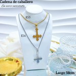 Nuevos modelos de cadenas para caballero en acero inoxidable 