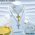 Nuevos modelos de cadenas para caballero en acero inoxidable 