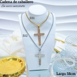 Nuevos modelos de cadenas para caballero en acero inoxidable 
