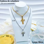 Nuevos modelos de cadenas para caballero en acero inoxidable 
