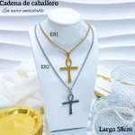 Nuevos modelos de cadenas para caballero en acero inoxidable 
