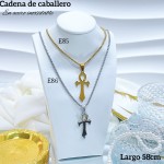 Nuevos modelos de cadenas para caballero en acero inoxidable 
