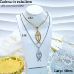 Nuevos modelos de cadenas para caballero en acero inoxidable 