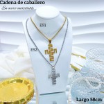 Nuevos modelos de cadenas para caballero en acero inoxidable 