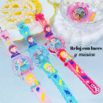 #001 Reloj para niños y niñas con luces y música 