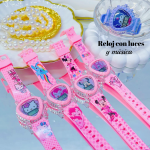 #001 Reloj para niños y niñas con luces y música 
