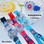 #001 Reloj para niños y niñas con luces y música 