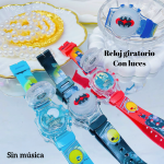 #001 Reloj para niños y niñas con luces y música 