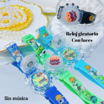 #001 Reloj para niños y niñas con luces y música 