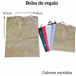 Bolsas de regalo medida 32.5cm X 26cm paquete X12