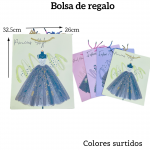 Bolsas de regalo medida 32.5cm X 26cm paquete X12