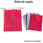 Bolsas de regalo medida 32.5cm X 26cm paquete X12