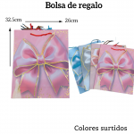 Bolsas de regalo medida 32.5cm X 26cm paquete X12