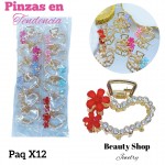 #000 paquete de pinzas en tendencia X12 unidades