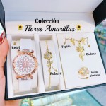 Set de accesorios especial flores amarillas 11.65$