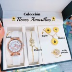 Set de accesorios especial flores amarillas 11.65$