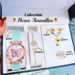 Set de accesorios especial flores amarillas 11.65$