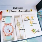 Set de accesorios especial flores amarillas 11.65$