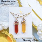 Cadena acero con Péndulo parejas (12&)