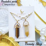 Cadena acero con Péndulo parejas (12&)