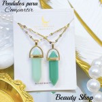 Cadena acero con Péndulo parejas (12&)