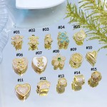 #0022#separadores de pandora con piedras  (9.5&con cadena)