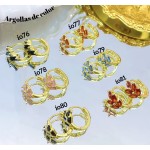 #6 #io Argolla piedras Oro chino (&5.5)