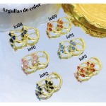 #6 #io Argolla piedras Oro chino (&5.5)