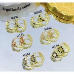 #6 #io Argolla piedras Oro chino (&5.5)