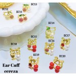 Ear cuff Cereza oro chino  （&4)