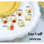 Ear cuff Cereza oro chino  （&4)