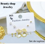 set de topitos lujos oro chino (&13.5）