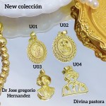 #010#U cadena con dije religiosa (solo dije 1.2$)