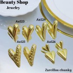 #Ax zarcillo lujos tipo gold field 18k 12&