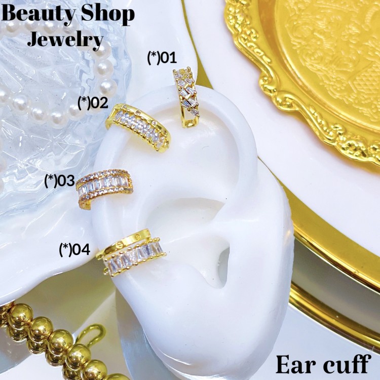 Ear cuffs full piedra 7&