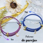 Pulseras para compartir en pareja Pulseras para compartir en pareja