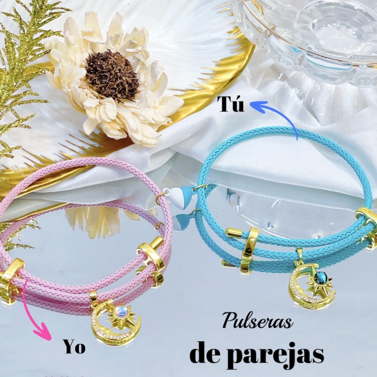 Pulseras para compartir en pareja Pulseras para compartir en pareja