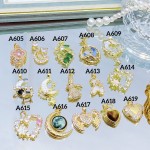 #0001#A Cadena con dije lujo (solo dije 1.65$）(9.5&)