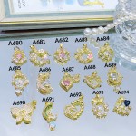 #0001#A Cadena con dije lujo (solo dije 1.65$）(9.5&)