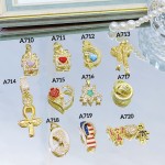 #0001#A Cadena con dije lujo (solo dije 1.65$）(9.5&)