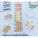 #006pinza de Dama 1$ el par 4&(clip foto entre ver mas modelos) 6par por 10$(0.7*)
