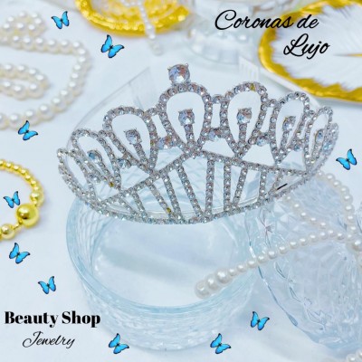 corona con pedreria elegante m 13&(2.1*)