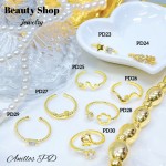 #A PD anillo oro chino 18k 