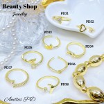#A PD anillo oro chino 18k 