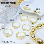#A PD anillo oro chino 18k 