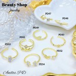 #A PD anillo oro chino 18k 