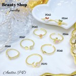#A PD anillo oro chino 18k 