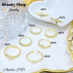 #A PD anillo oro chino 18k 