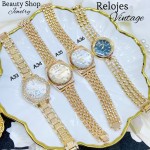 #0001 #A Reloj vintage con pedrería (20¥)